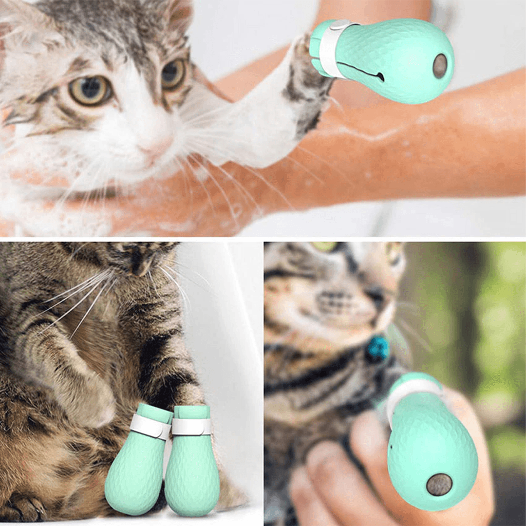 Anti-Scratch Adjustable Silicone Cat Paw Protector - Furkits