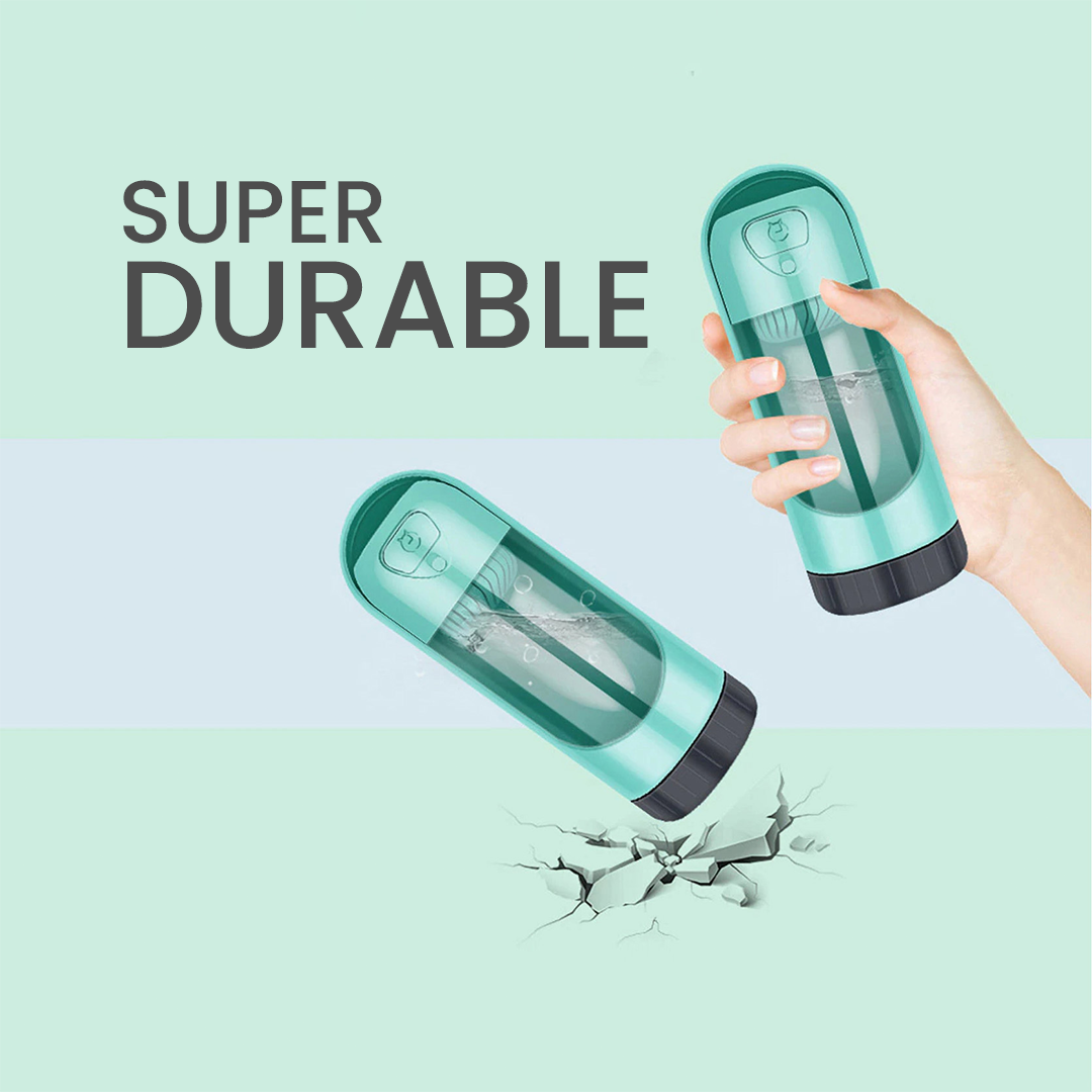 Portable Pet Water Bottle with Filter For Dogs & Cats