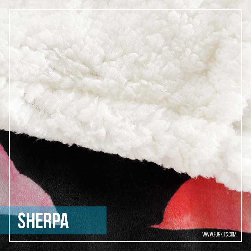 Custom Pet Fleece and Sherpa Blanket | Watercolor Pet Art Blanket - 5 Styles/4 Variants | Coconut & Lime