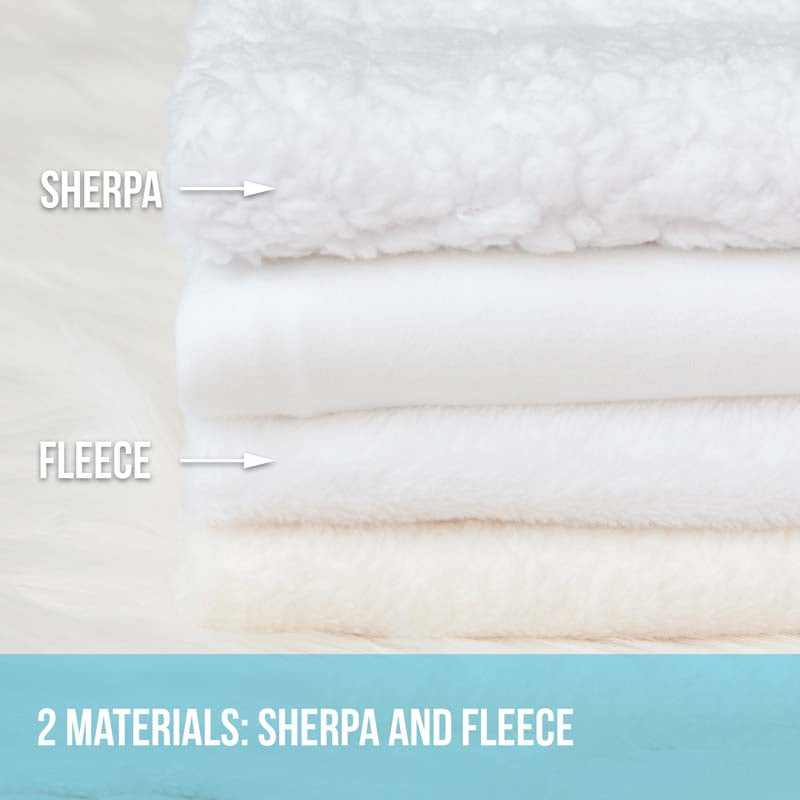 Custom Pet Fleece and Sherpa Blanket | Watercolor Pet Art Blanket - 5 Styles/4 Variants | Coconut & Lime