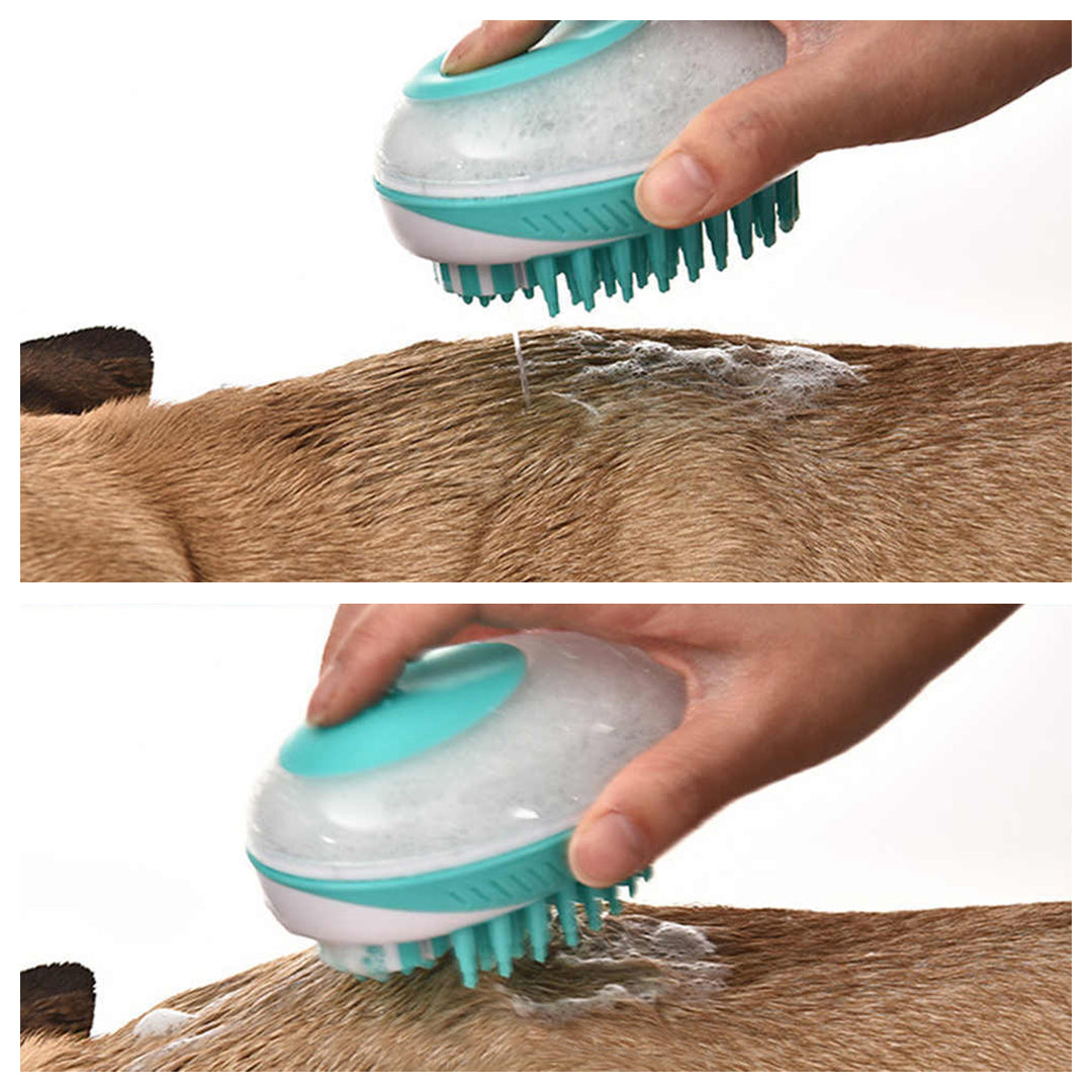 Pet Bath Brush Dual-Function Massager